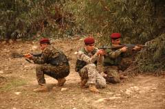 Peshmerga Fighters patrolling