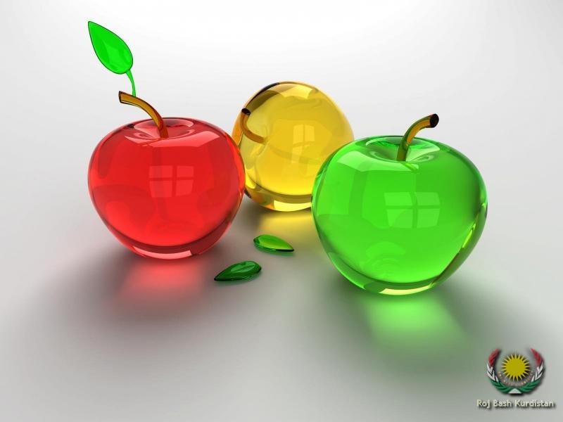 glass apples