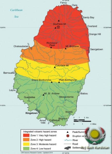 St Vincent Map