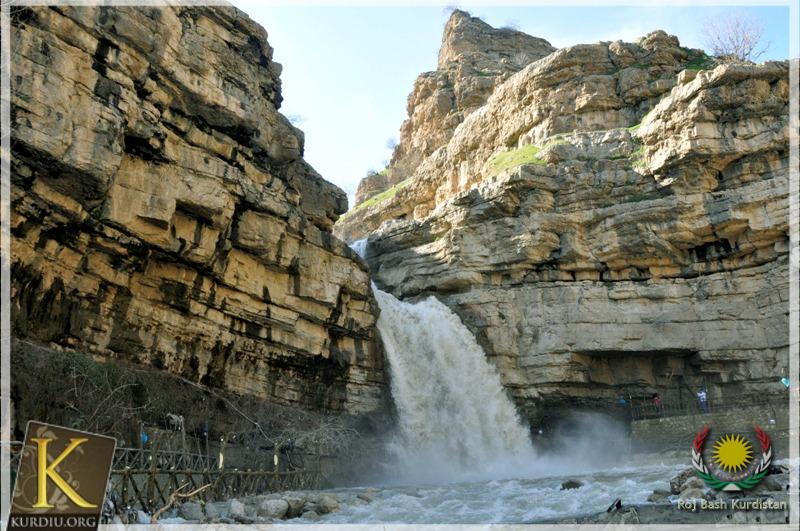 Gali Ali Bag waterfall in Kurdistan