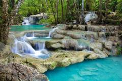 Erawan Falls, Central Thailand