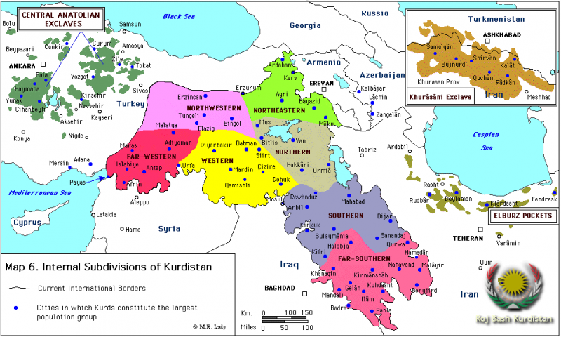 EDITv2:Internal Subdivisions of Kurdistan