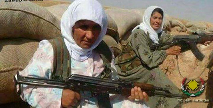 Kurdish Ezedi women join peshermga against ISIS