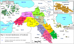 Internal Subdivisions of Kurdistan