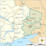 Map of Donbas region.svg
