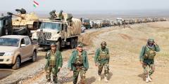 Peshmerga Army Convoy