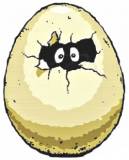 hiding in egg